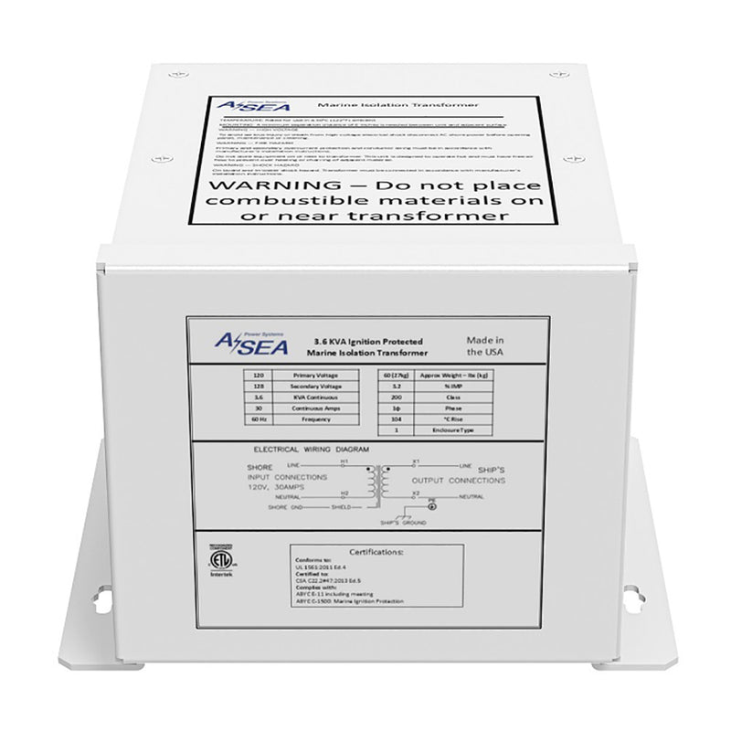 ASEA Power Systems 12 kVA Isolation Transformer