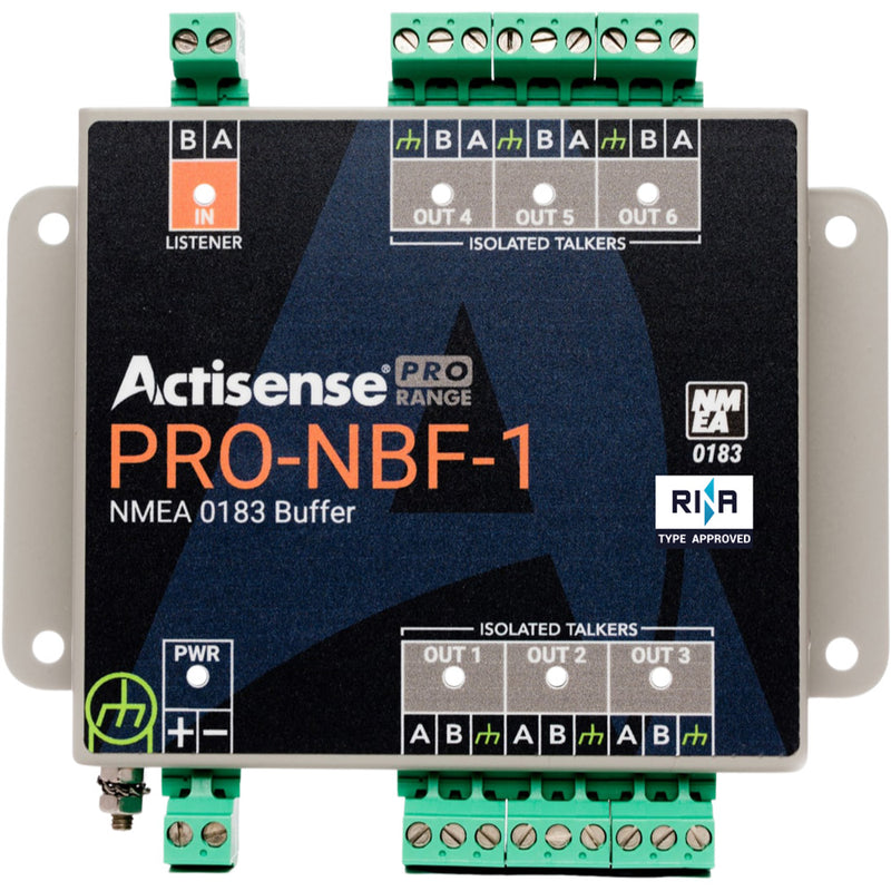 Actisense PRO NMEA Buffer - 1 OPTO Input, 6 ISO-Drive Outputs, Serial Port, Pluggable Screw Terminals
