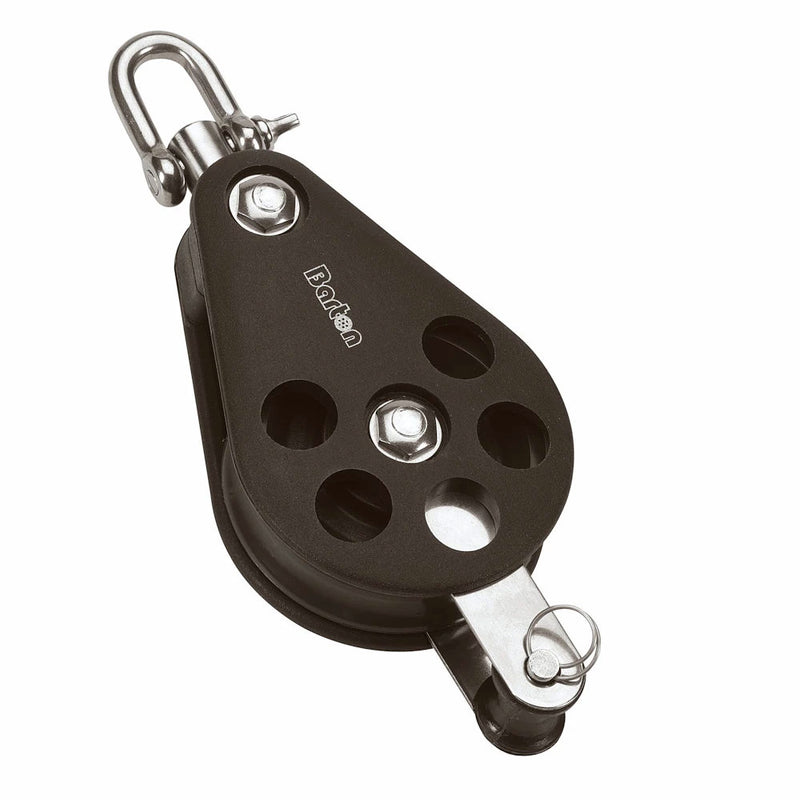 Barton Size 5 54mm Plain Bearing Pulley Block Single Swivel & Becket