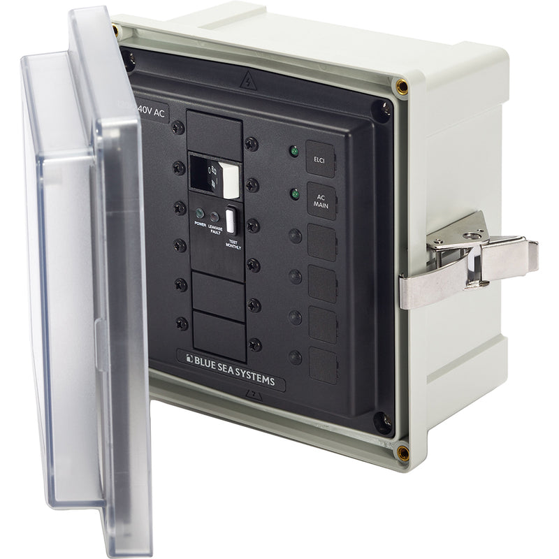 3120 - SMS Panel Enclosure w/ELCI Main (50A) and 2 Blanks - 240V