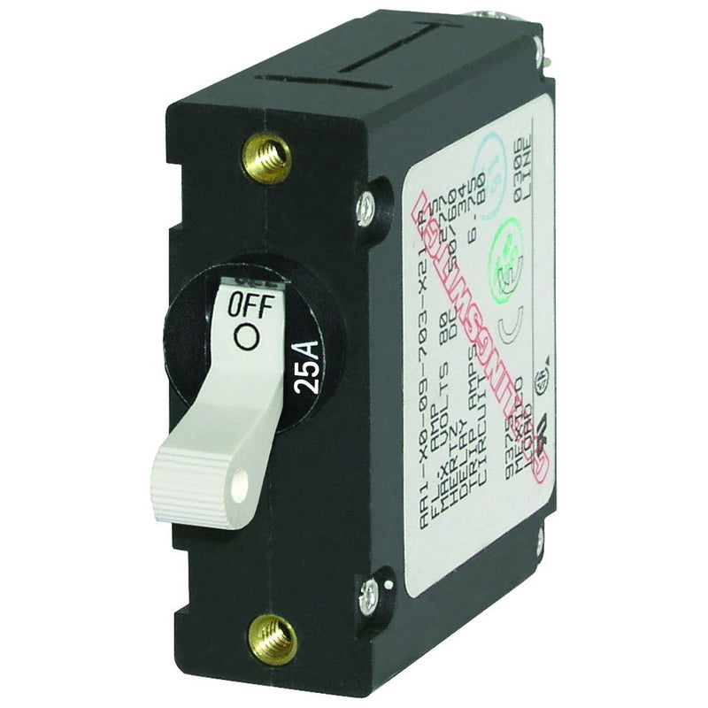 7218 AC/DC Single Pole Magnetic World Circuit Breaker - 25AMP