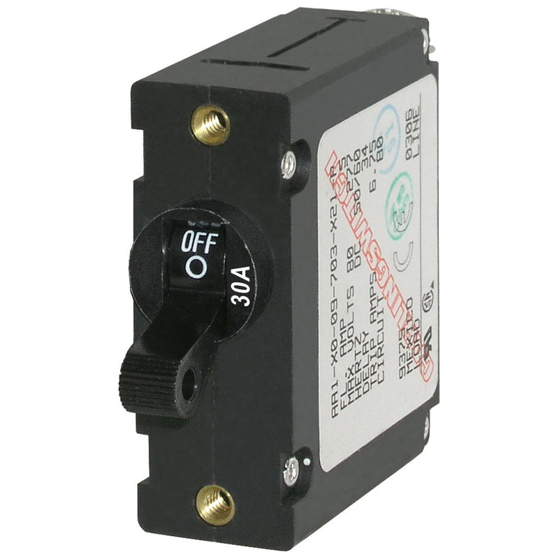 7220 AC / DC Single Pole Magnetic World Circuit Breaker - 30 Amp