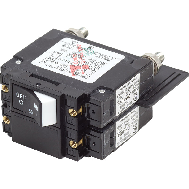 7467 UL-489 Circuit Breaker - 50A Raised Rocker