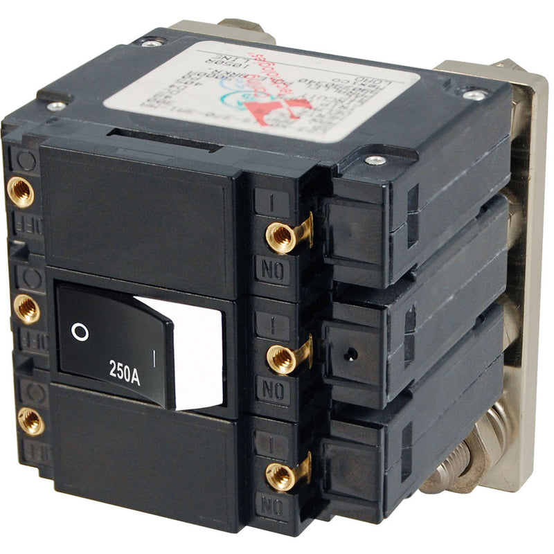 7477 C - Series Flat Circuit Breaker, Single and Double Pole - 250 Amp