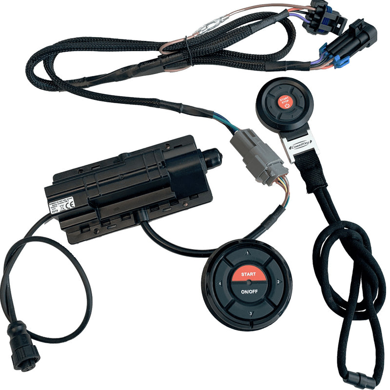 CoastKey Premium Plus Triple Mercury Engine Keyless Ignition w/Keyless Stop/Start, Remote Stop/Start, Ecos Rem Trim/Tilt