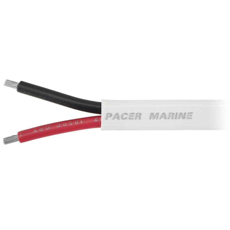 Pacer 8/2 AWG Duplex Cable - Flat Cable - Red/Black - 50'