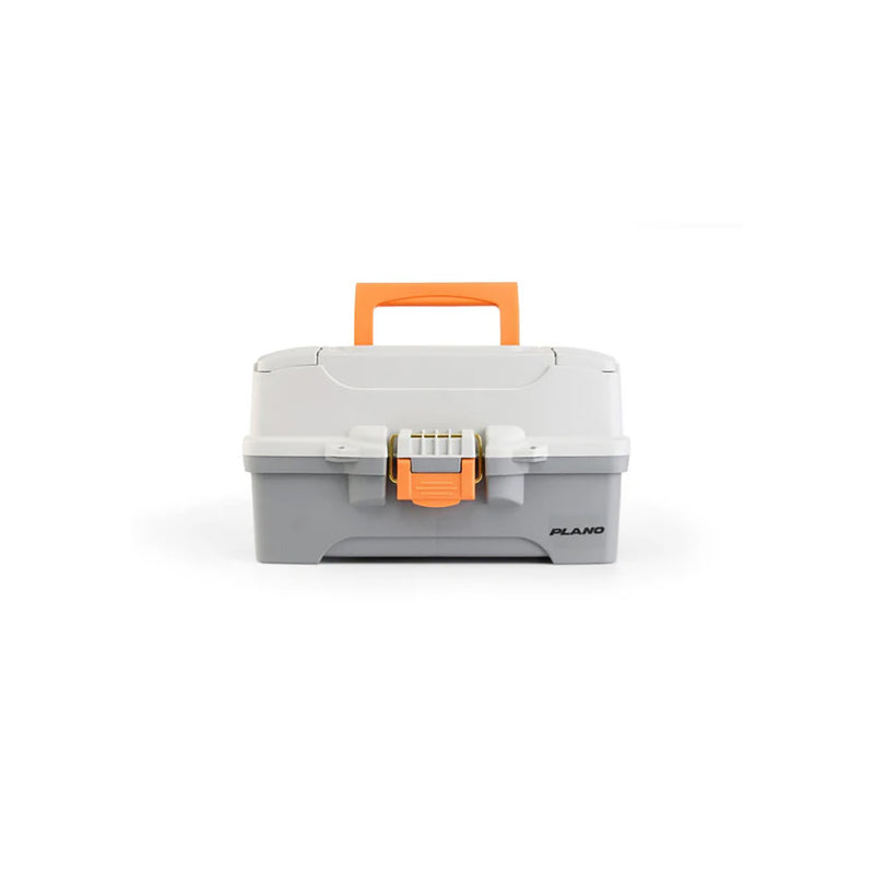 Plano Two-Tray Tackle Box - Light Grey/Dark Grey