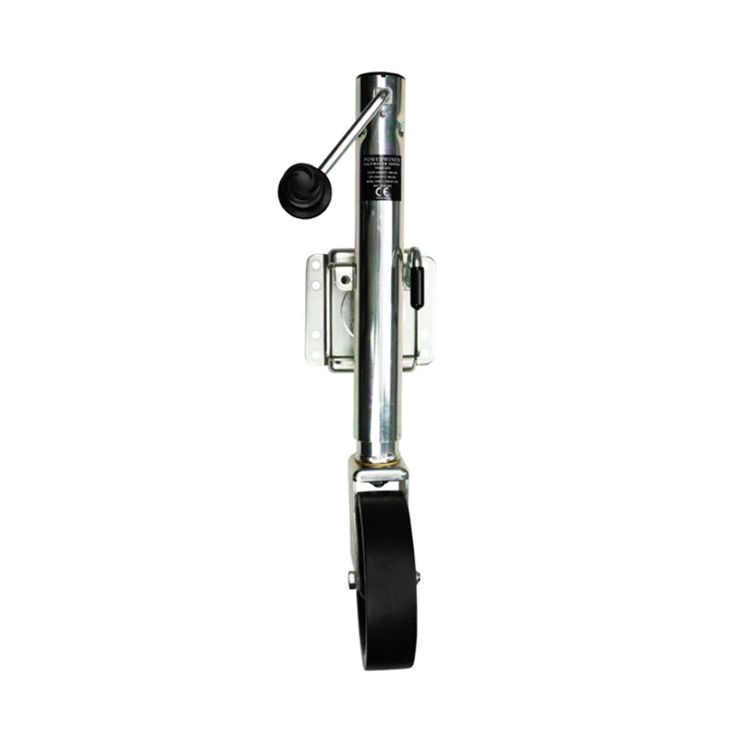 Powerwinch Saltwater Series Jack - 1500lb, Bolt-On, Single Wheel, Zinc 500+ HR Salt Spray
