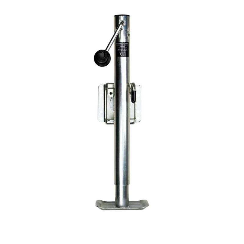 Powerwinch Saltwater Series Jack - 2500lb, Bolt-On, Flat Plate, Zinc 500+ HR Salt Spray
