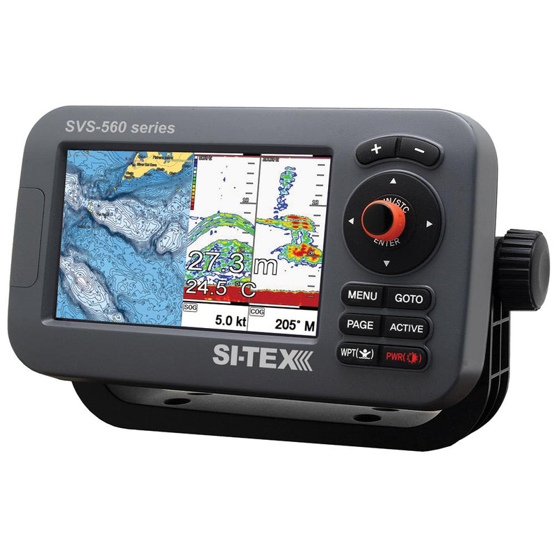 SVS-560CF Chartplotter - 5" Color Screen w/Internal GPS & Navionics+ Flexible Coverage