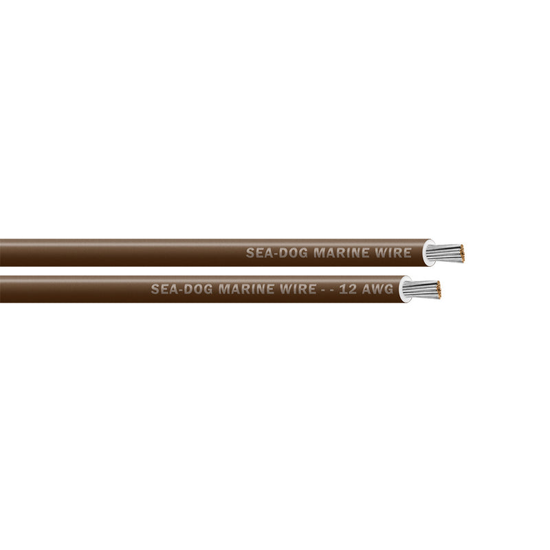 Sea-Dog 12 AWG Brown Primary Wire - 1000'