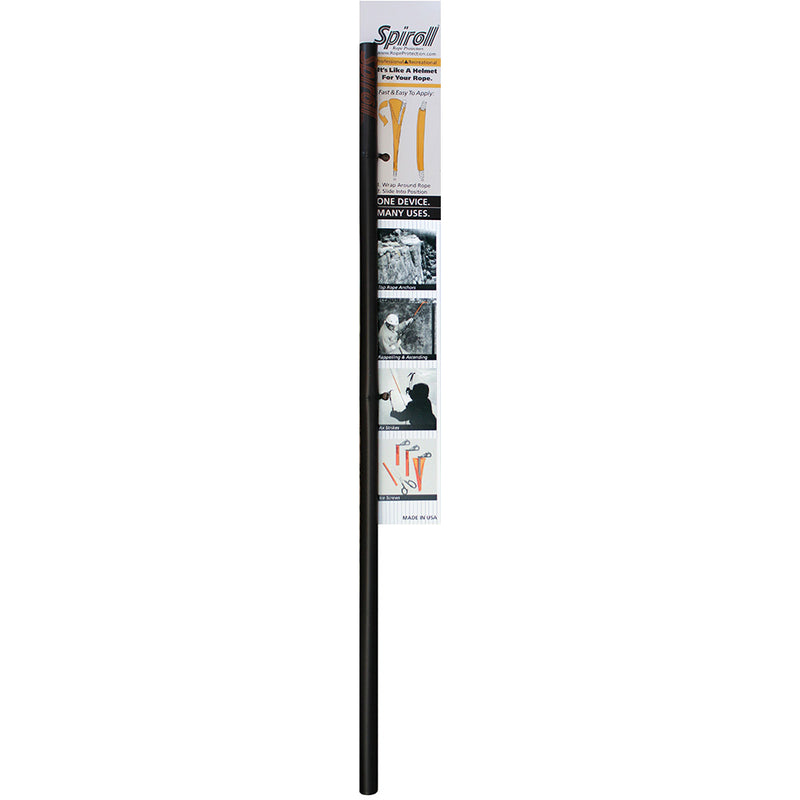Spiroll Rope Protector Black f/Lines 1/2" & Greater