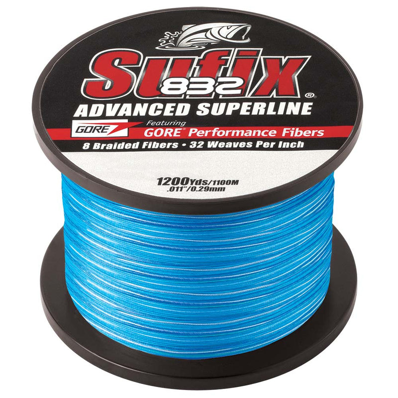 Sufix 832® Advanced Superline® Braid - 6lb - Coastal Camo - 1200 yds