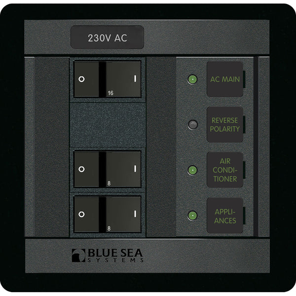Blue Sea 230 Volt AC Main + 2 Positions