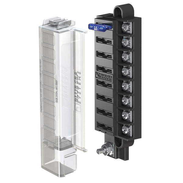 5046 ST Blade Compact Fuse Blocks - 8 Circuits w/Cover