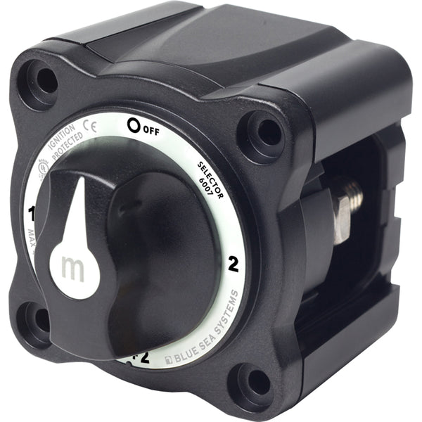 6007200 Battery Switch Mini - 4 Position - Black