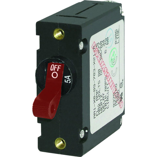 7201 AC/DC Single Pole Magnetic World Circuit Breaker  -  5 AMP