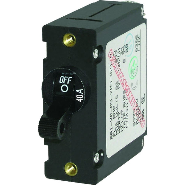 7224 AC / DC Single Pole Magnetic World Circuit Breaker  -  40 Amp