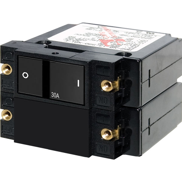 7414 A-Series Flat Rocker Circuit Breaker - Double Pole - 30A