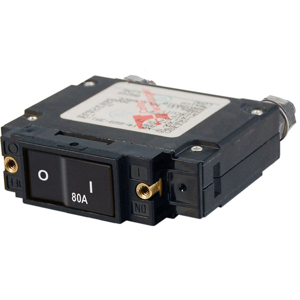 7548 C-Series Flat Rocker Circuit Breaker - Single Pole - 80A