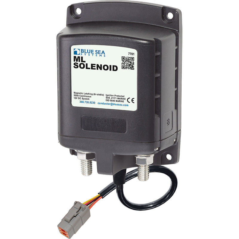 7701100 ML Solenoid 12V 500A w/Deutsch Connector