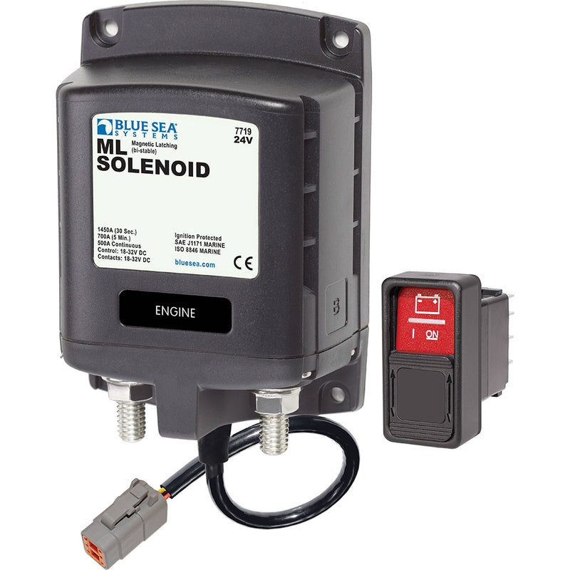 7719100 - ML-Series Solenoid Switch - Deutsch Connector - 24V