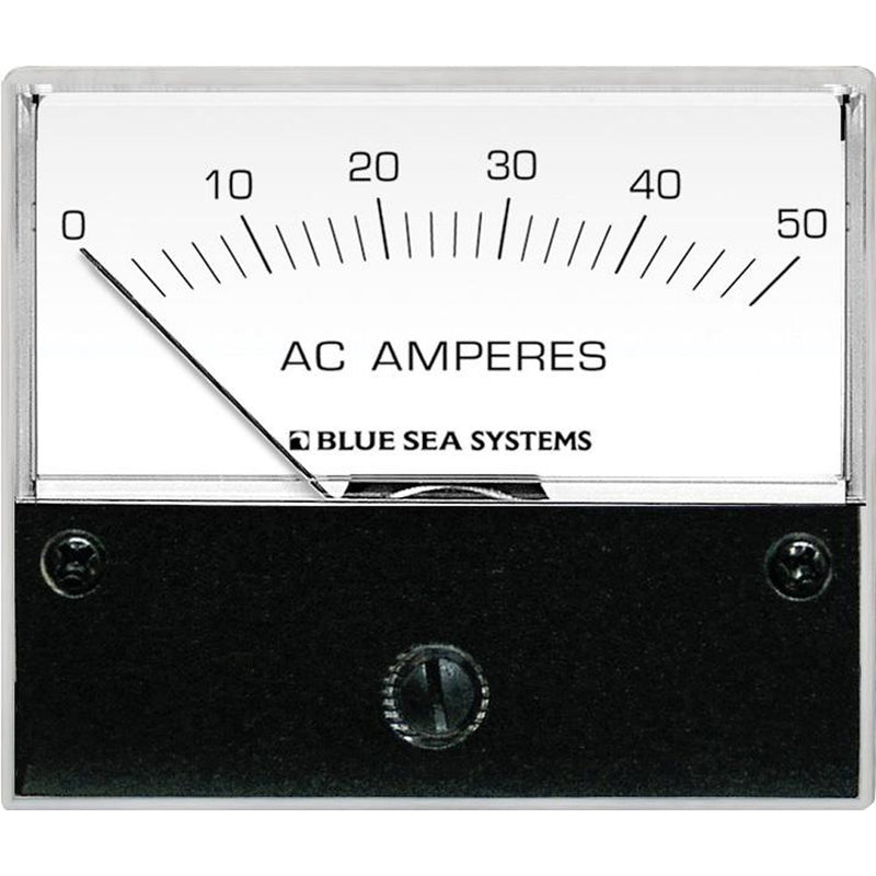 9630 AC Analog Ammeter  0-50 Amperes AC