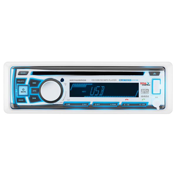 MR762BRGB Marine Stereo w/AM/FM/CD/BT/USB