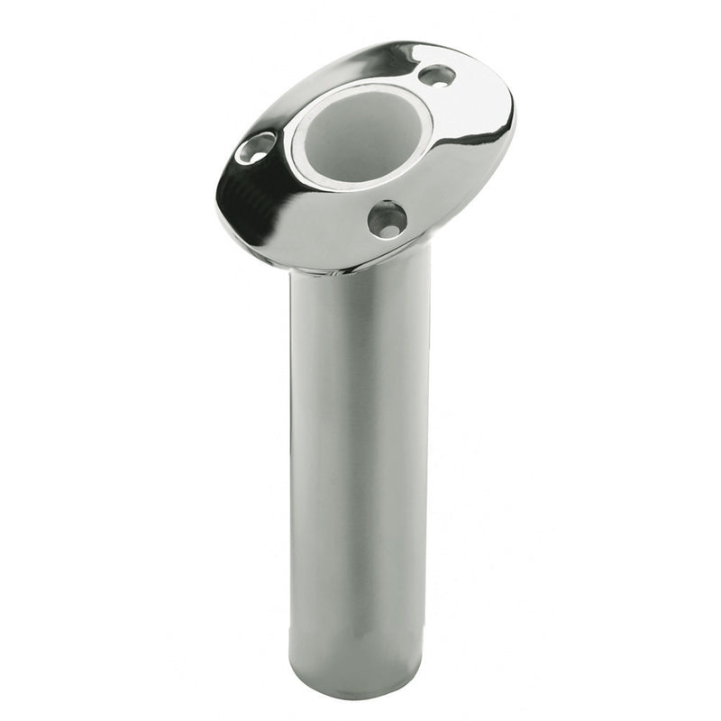 536810C - Flush Mount Rod Holder - 15 Degree - Cast - 10.5" Deep