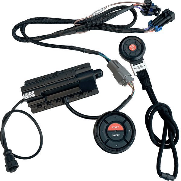 CoastKey Premium Plus Quad Mercury Engine Keyless Ignition w/Keyless Stop/Start, Remote Stop/Start, Ecos Rem Trim/Tilt