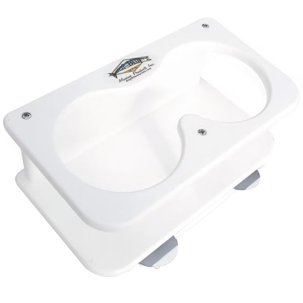 Deep Blue Marine Double Drink Holder w/Suction Cups