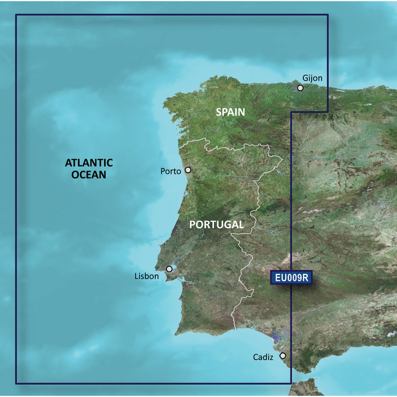 Garmin BlueChart® g3 Vision® HD - VEU009R - Portugal & NW Spain - microSD™/SD™