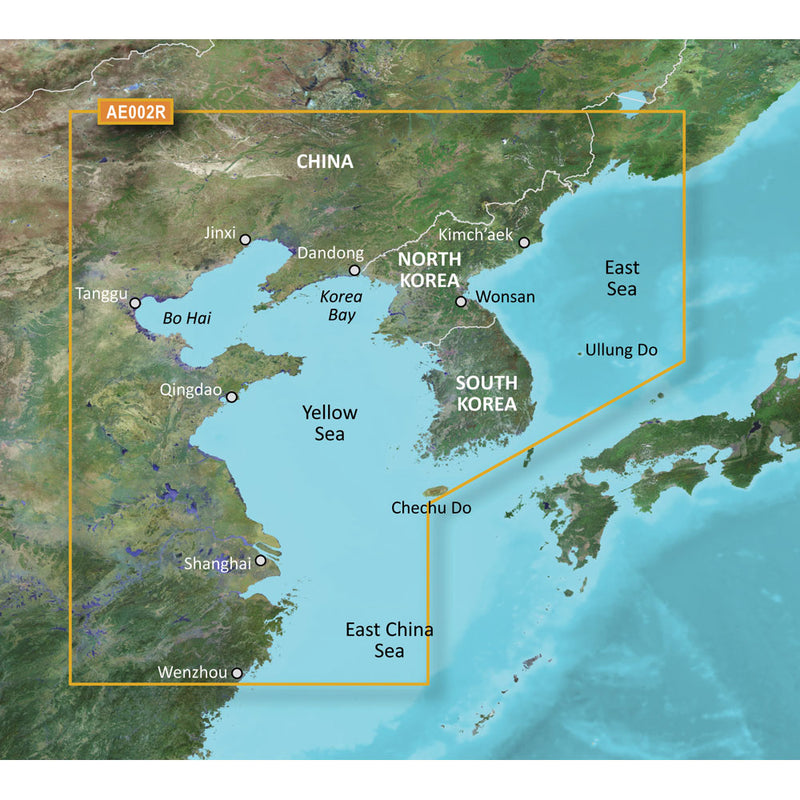 Garmin BlueChart® g3 Vision® HD - VAE002R - Yellow Sea - microSD™/SD™