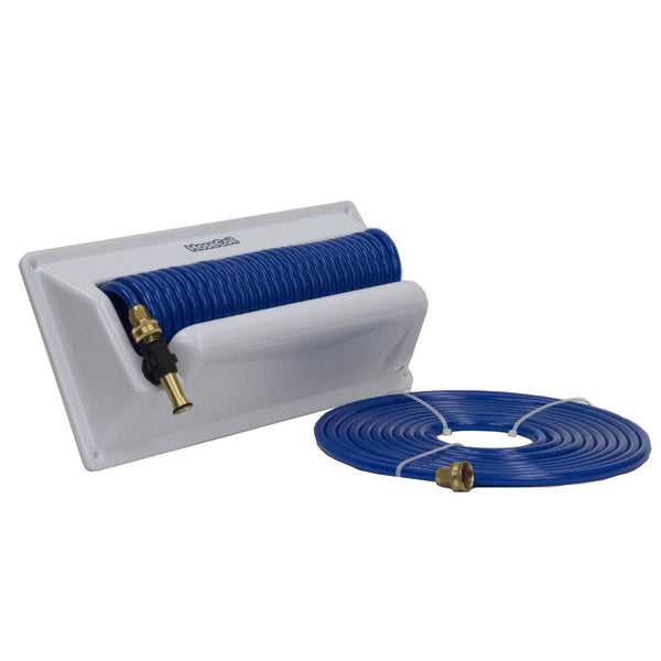 HoseCoil Horizontal Mount Enclosure w/Additional 5' Feeder Hose