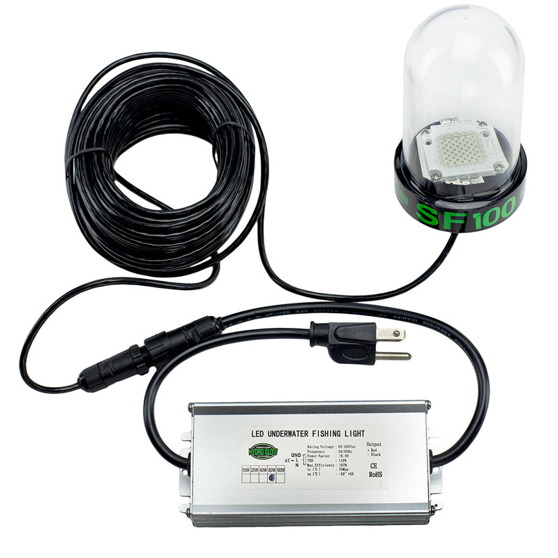 SF100B 100W/120VAC - Underwater Dock Light - Blue Anchored To Bottom