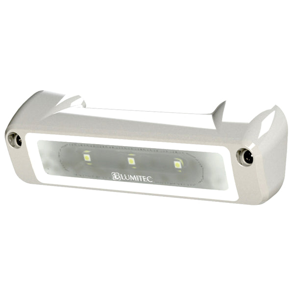 Lumitec Perimeter Light - White Finish - White/Blue Dimming