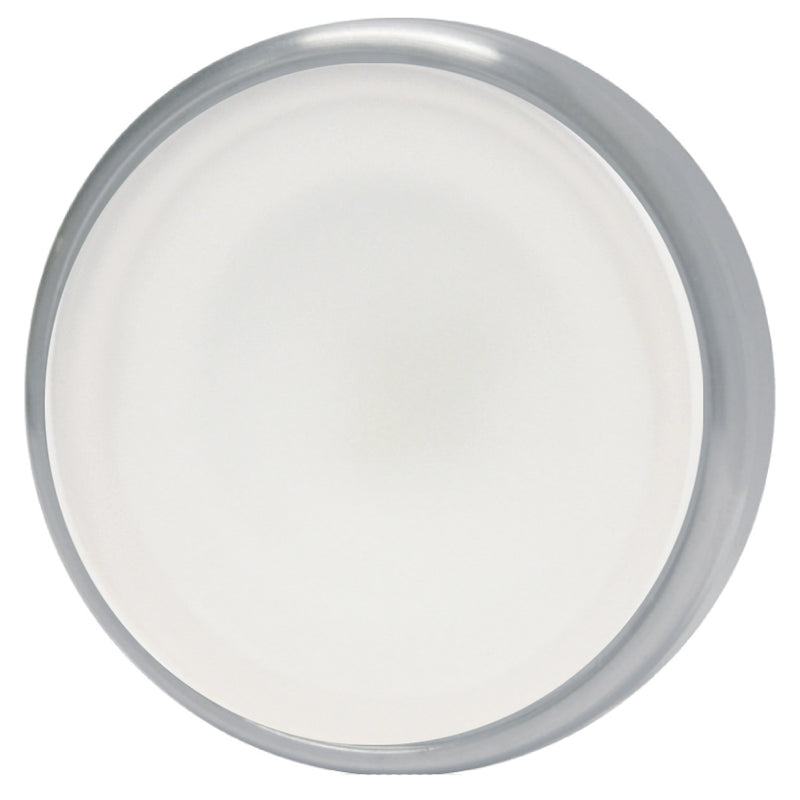 Lumitec Halo - Flush Mount Down Light - Brushed Finish - 3-Color Red/Blue Non Dimming w/White Dimming