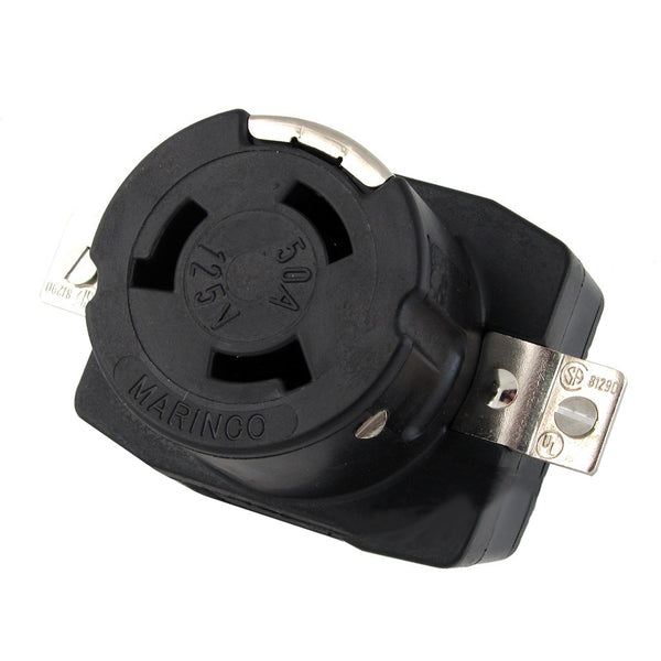 6370CR 50Amp/125V Wire Dockside Receptacle