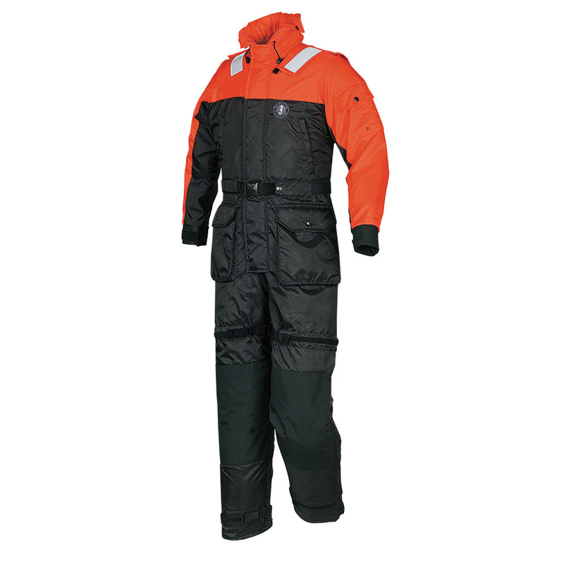 Mustang Deluxe Anti-Exposure Coverall & Worksuit GS Version - Orange/Black - XXL