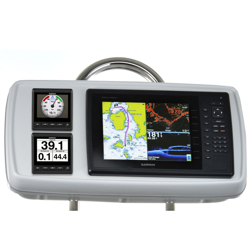 GP2170-06 SystemPod Pre-Cut f/Garmin 1020/1020xs/1040xs & 2 Instruments f/12" Wide Guard