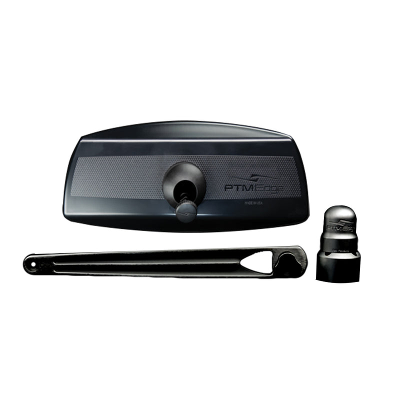PTM Watersports UCX-17 PRO Pontoon Mirror/Bracket Kit - Black