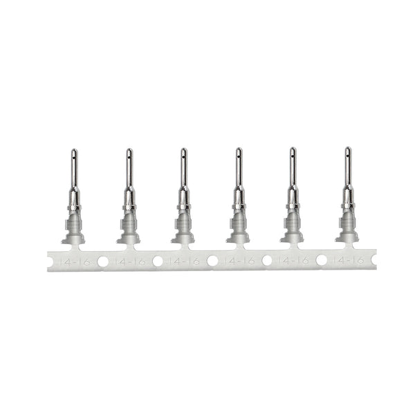 Pacer Deutsch Stamped & Formed Contacts f/14-18 AWG Wire – Pin Cavity Style - 100 Pack