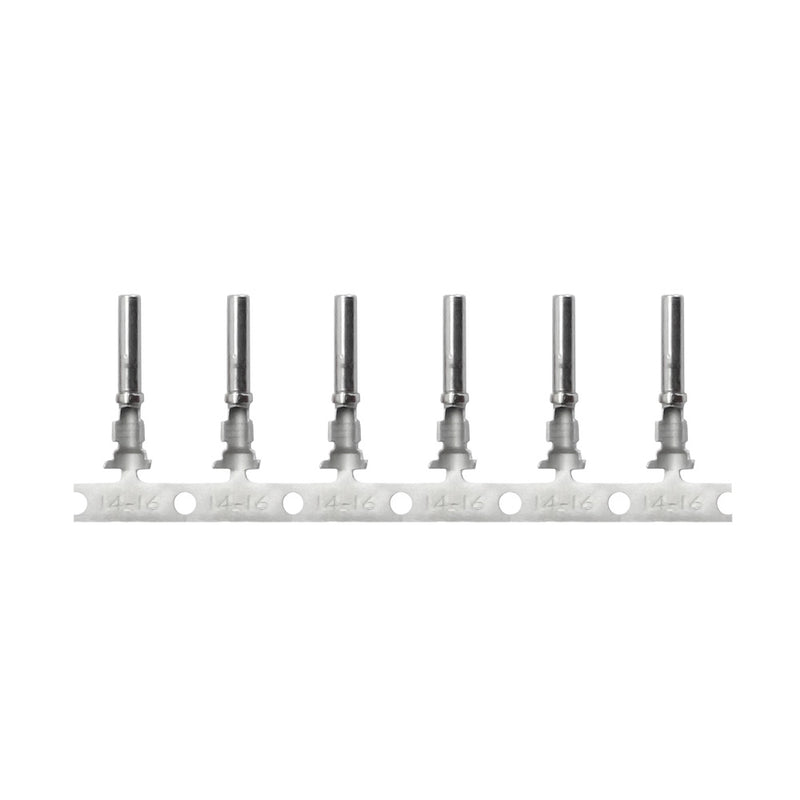 Pacer Deutsch Stamped & Formed Contacts f/14-18 AWG Wire - Socket Cavity Style - 100 Pack
