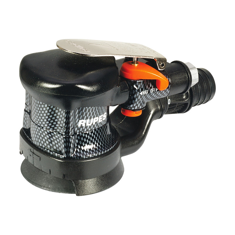 RUPES Pneumatic Random Orbital Palm Sander w/75mm Velcro Pad & Dust Extract (Central Vac)