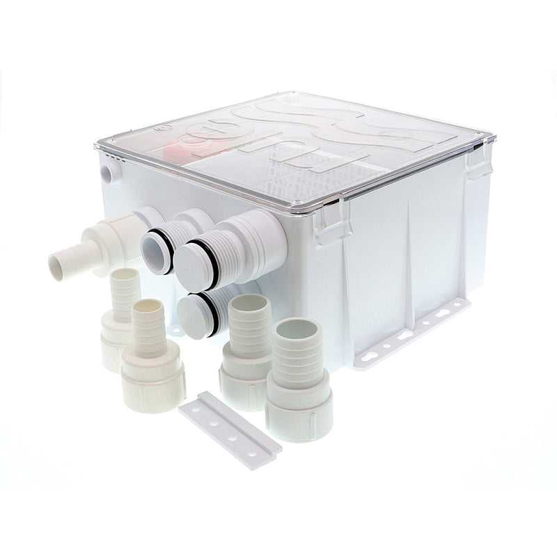 Rule Shower Drain Box w/1100 GPH Pump - 12V
