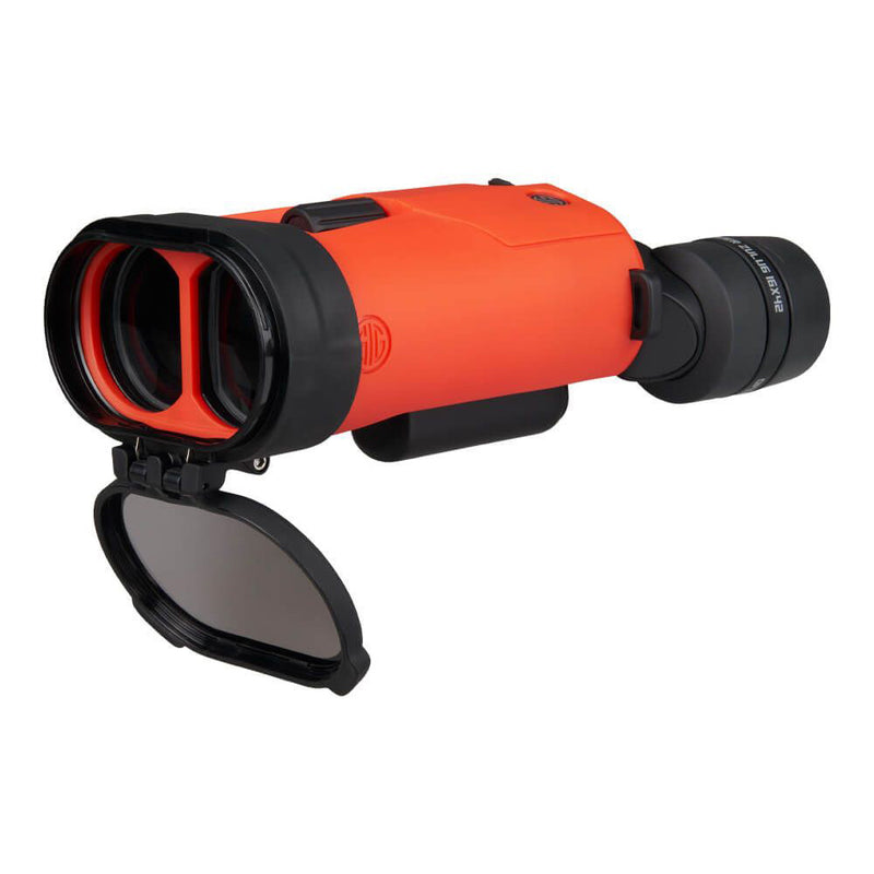 SIG SAUER ZULU6™ HDX Stabilized Marine Binocular w/Polarized Flip Lens - 16x42mm - Orange