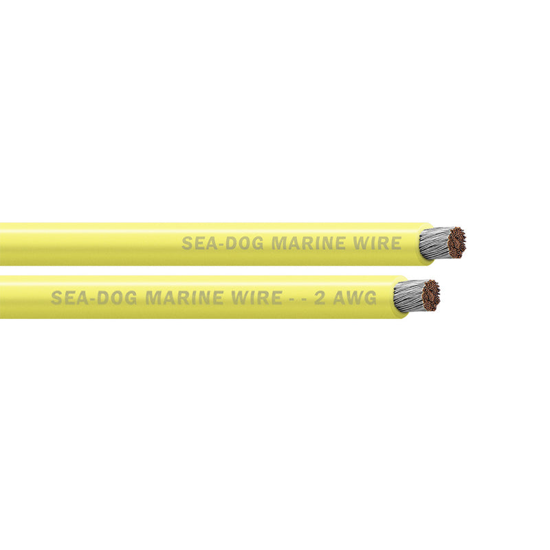 Sea-Dog 2 AWG Yellow Battery Cable - 50'
