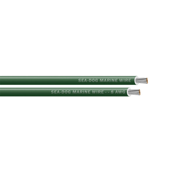 Sea-Dog 8 AWG Green Primary Wire - 1000'