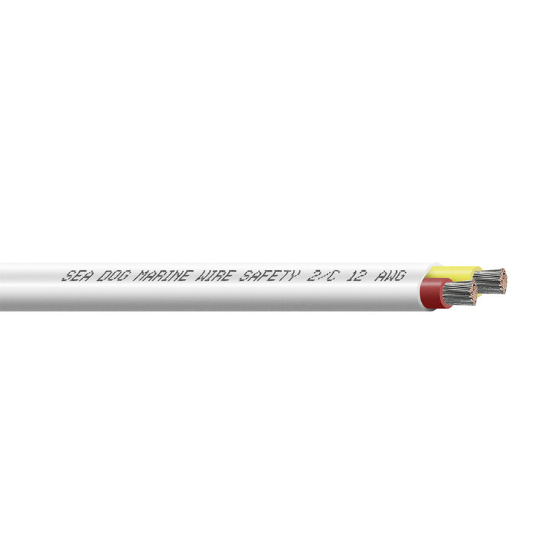 Sea-Dog 12/2 AWG Flat Duplex Safety Wire - Red/Yellow - 25'