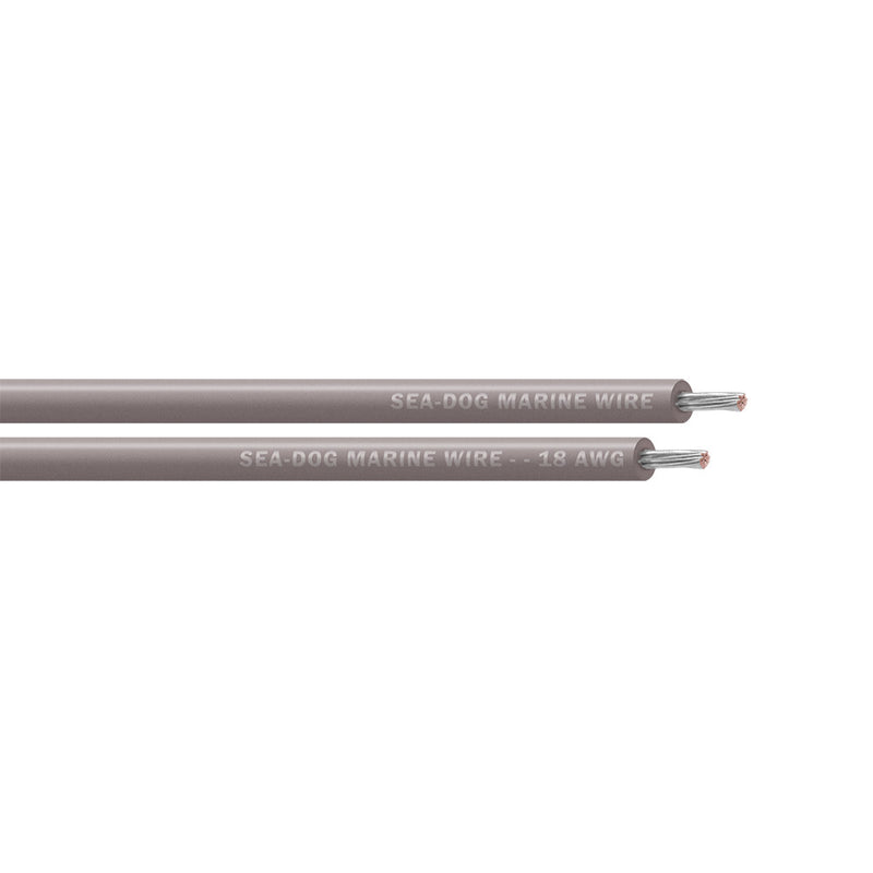 Sea-Dog 18 AWG Grey Primary Wire - 1000'